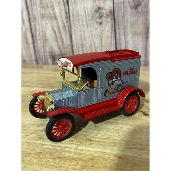 1983 Ertl Atlanta Falcons 1913 Ford Die Cast Bank NFL Huddles RARE - Picture 2 of 10